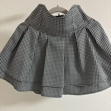 미셸 마카롱 스커트 체크