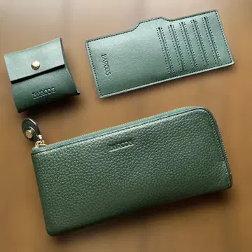 BARCOS GL 시르코로R 발코스 천연 가죽 장지갑 3종 세트