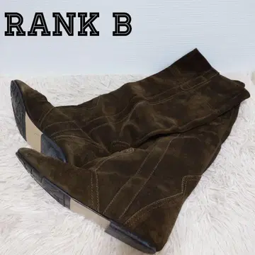 FABIO RUSCONI 이탈리아제 스웨이드 롱 부츠 신발 사이즈 38