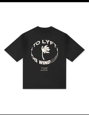 LYFT x WIND AND SEA 블랙 L 사이즈 티셔츠 즉완