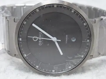 OBAKU 티타늄 블랙 다이얼 배터리 교체 완료