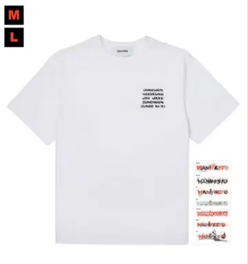 ENHYPEN MANIFESTO T셔츠 화이트 M 사이즈