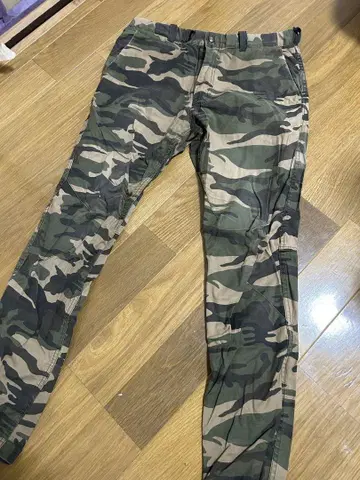 ALPHA INDUSTRIES 카모플라쥬 카고 팬츠 밀리터리