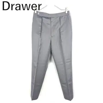 드로어 Drawer 팬츠 테이퍼드 팬츠 그레이