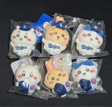 치이카와 MLB 다저스 컵스 마스코트 전 6종 세트 컴플리트