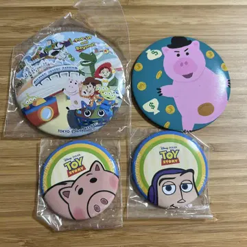 토이 스토리 캔뱃지 4개 세트