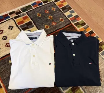 TOMMY HILFIGER 피케 셔츠 2장 세트 L 사이즈