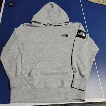 THE NORTH FACE 그레이 후드 부착 후드티 M
