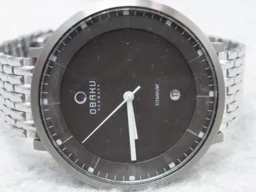 OBAKU 티타늄 블랙 다이얼 배터리 교체 완료