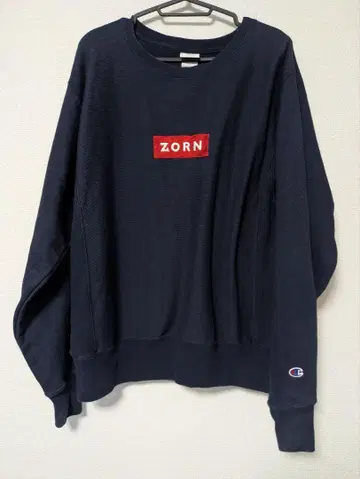 ZORN zorn 박스 로고 맨투맨 Box logo 블랙