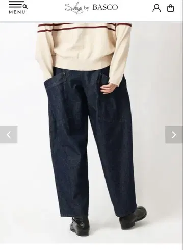 바스코 마오 팬츠 롱 데님 팬츠 새상품