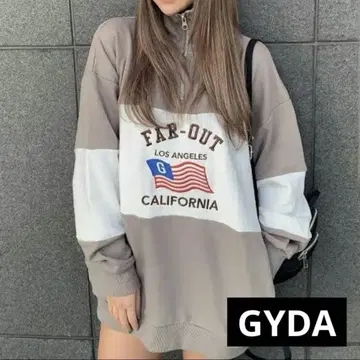 GYDA 하프 지퍼 트레이닝복 바이컬러