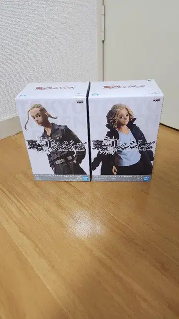 애니메이션 캐릭터 피규어 2체 세트