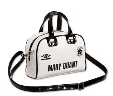 한정판 MARY QUANT UMBRO 에나멜 2WAY 미니 숄더 화이트