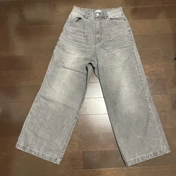 00년대 unknown 데님 팬츠 블랙