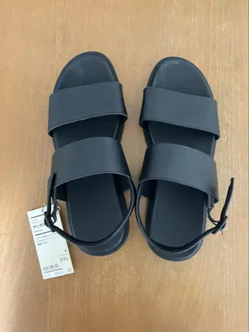 무인양품 가죽 샌들 XXL 사이즈 블랙