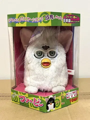 미개봉 Furby 퍼비 화이트 일본어 봉제 인형