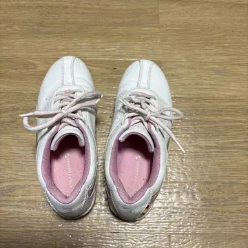골프용 여성용 신발 화이트/핑크
