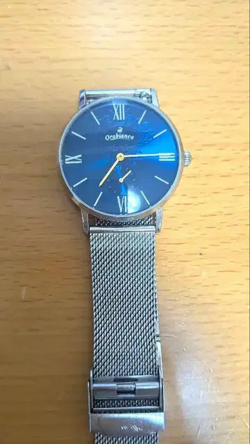 Orobianco 파랑 메쉬 밴딩 손목시계