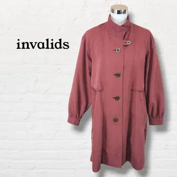 invalids 롱 코트 빈티지 [ 프리 ] 레드 계열