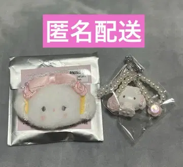 코기뮨 산리오 화이트 프릴 헤어 클립 스트랩 시크릿