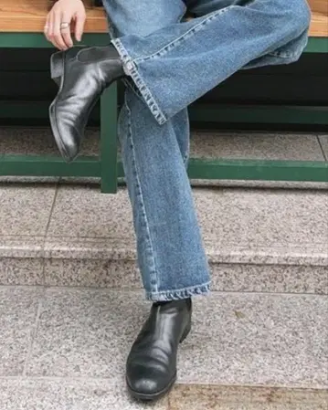 UNITED ARROWS 사이드 고어 부츠 (Ryuuya 착용 모델)