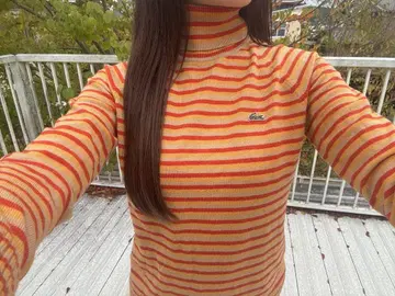Lacoste 터틀넥 보더