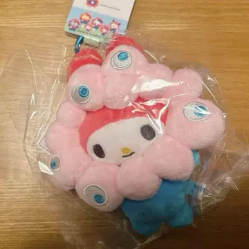 오사카 만박 산리오 따라쟁이 봉제 인형 카라비너 포함 마스코트 마이멜로디