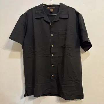 HARRITON 블랙 반팔 셔츠 M
