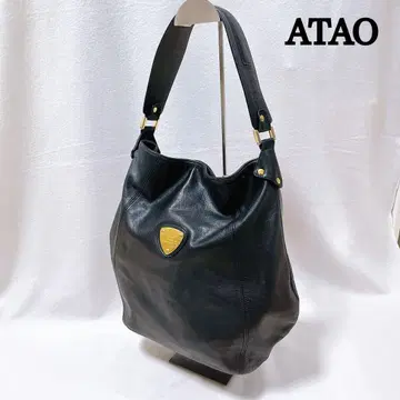 ATAO 아타오 핸드백 원숄더 토트백 블랙 가죽