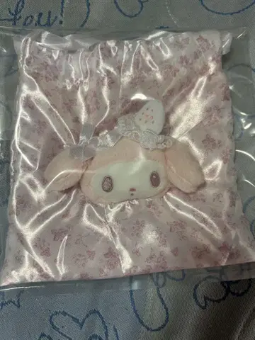 마이멜로디 화이트 딸기 티타임 봉제 인형 페이스 복조리 백