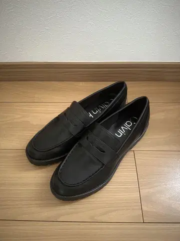 [ 미사용 새상품 ] Calvin Klein 로퍼 25cm 블랙