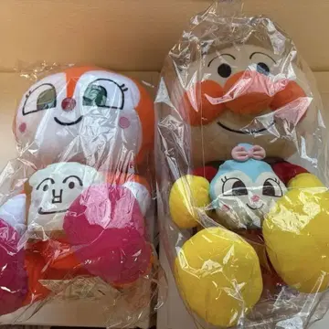 호빵맨 짤랑이 봉제 인형