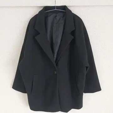 [ 미사용 ] 시마무라 여성용 블랙 코트 블랙 블랙