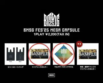 BMSG FEST'S MEGA CAPSULE 포스터, 멀티 써멀 타월
