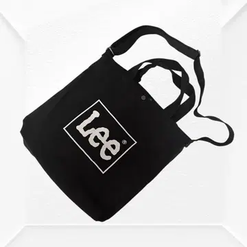 2386 리 2way 토트백 캔버스 로고 a4 블랙