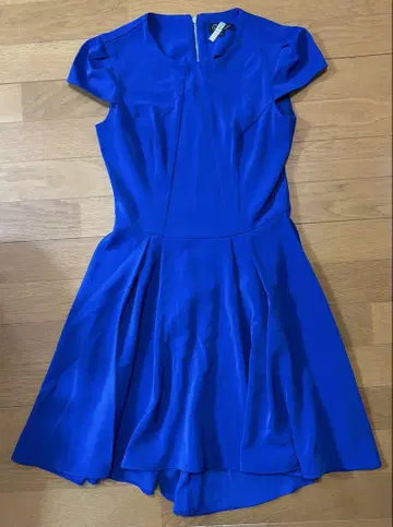 TOPSHOP 플레어 드레스 파랑 UK 8