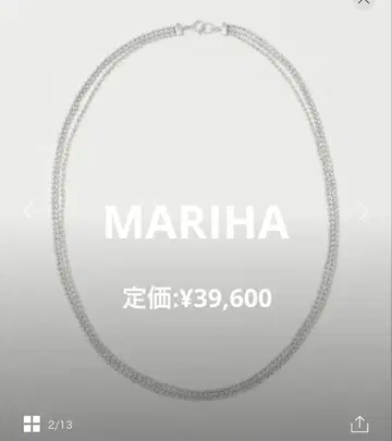 MARIHA Silent Rain STARLIGHT 목걸이 실버