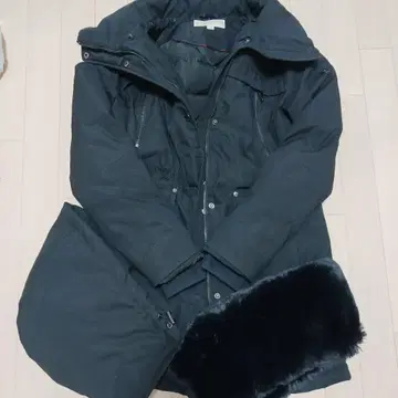 MICHAEL KORS 블랙 다운 자켓 S 마이클코어스 후드 퍼