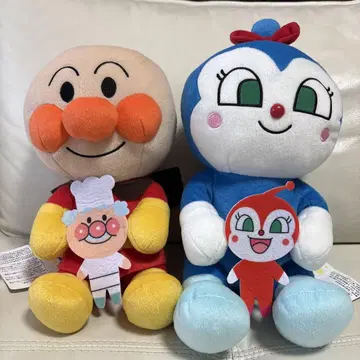 호빵맨 봉제 인형 세트