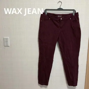 WAX JEAN 버건디 스키니 팬츠 90045XL