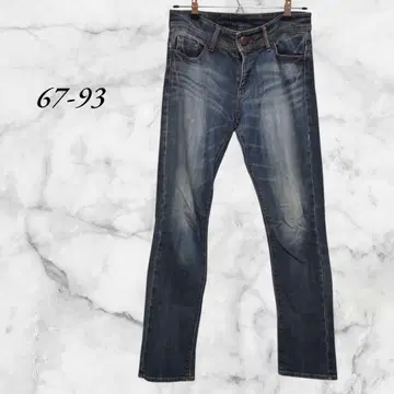 카이탁 인터내셔널 스트레이트 데님 67-93 다크 블루