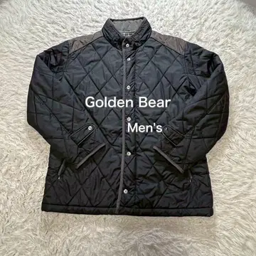 Golden Bear 퀼팅 자켓 나일론 남성용 LL 블랙