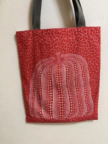 쿠사마 야요이 호박 디자인 토트백