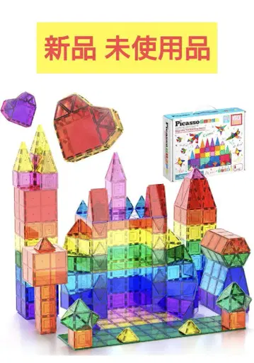 [ 미사용 새상품 ] PicassoTiles 60피스 세트 마그빌드 블록