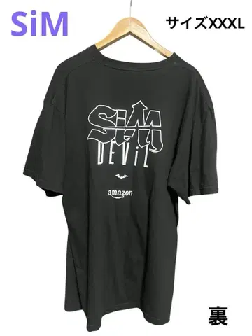 sim 데빌 amazon 한정판 T셔츠 블랙 3XL