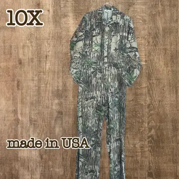 10x 텐엑스 올인원 작업복 리얼트리 카모플라주 USA 제조