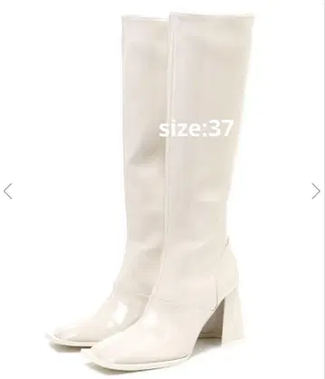 melt the lady enamel square long boots