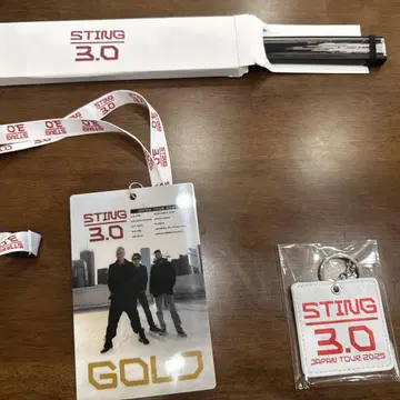 STING 30 JAPAN TOUR 2025 골드 패스 세트