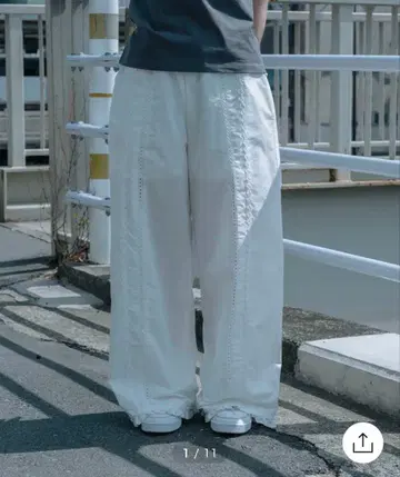[ OHESHIO ] FRILLWIDEPANTS 프릴 와이드 팬츠